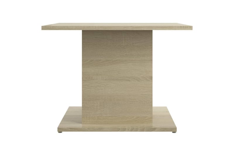 Salongbord sonoma eik 55,5x55,5x40 cm sponplate - Beige - Møbler - Bord - Sofabord