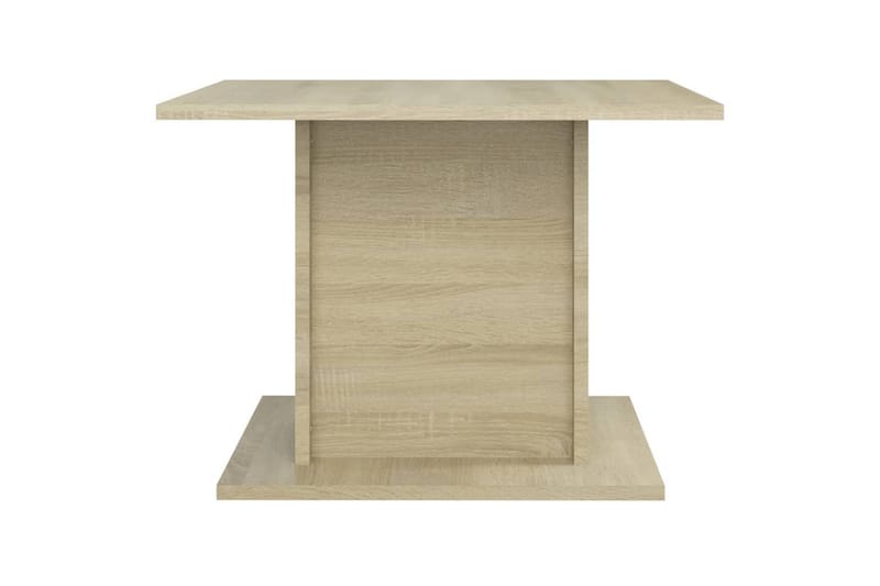 Salongbord sonoma eik 55,5x55,5x40 cm sponplate - Beige - Møbler - Bord - Sofabord