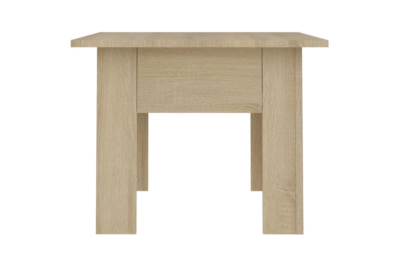 Salongbord sonoma eik 55x55x42 cm sponplate - Brun - Møbler - Bord - Sofabord
