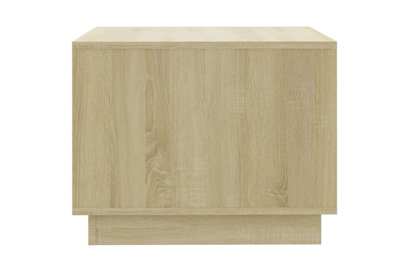 Salongbord sonoma eik 55x55x43 cm sponplate - Brun - Møbler - Bord - Sofabord