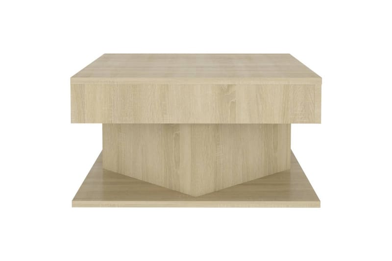 Salongbord sonoma eik 57x57x30 cm sponplate - Brun - Møbler - Bord - Sofabord