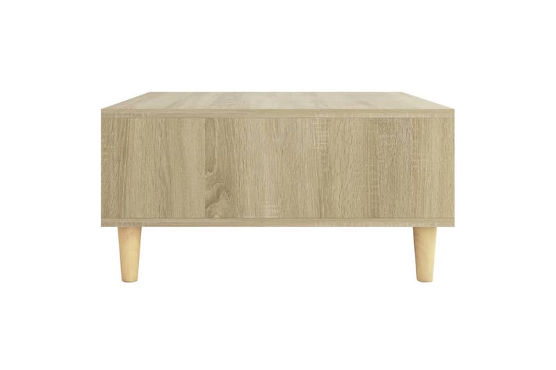 Salongbord sonoma eik 60x60x30 cm sponplate - Brun - Møbler - Bord - Sofabord