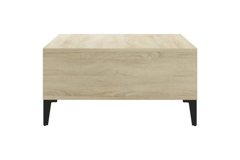 Salongbord sonoma eik 60x60x30 cm sponplate - Brun - Møbler - Bord - Sofabord