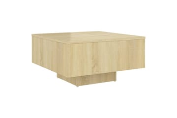 Salongbord sonoma eik 60x60x31,5 cm sponplate - Brun - Møbler - Bord - Sofabord