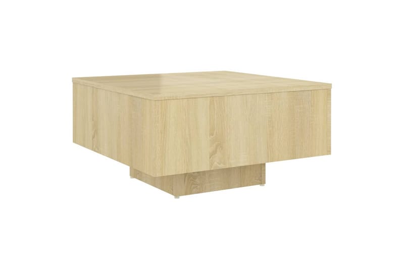 Salongbord sonoma eik 60x60x31,5 cm sponplate - Brun - Møbler - Bord - Sofabord