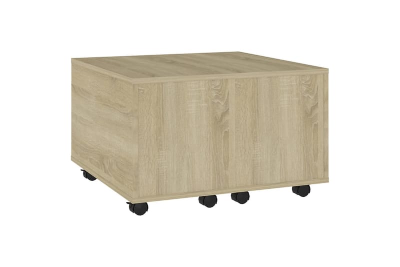 Salongbord sonoma eik 60x60x38 cm sponplate - Brun - Møbler - Bord - Sofabord