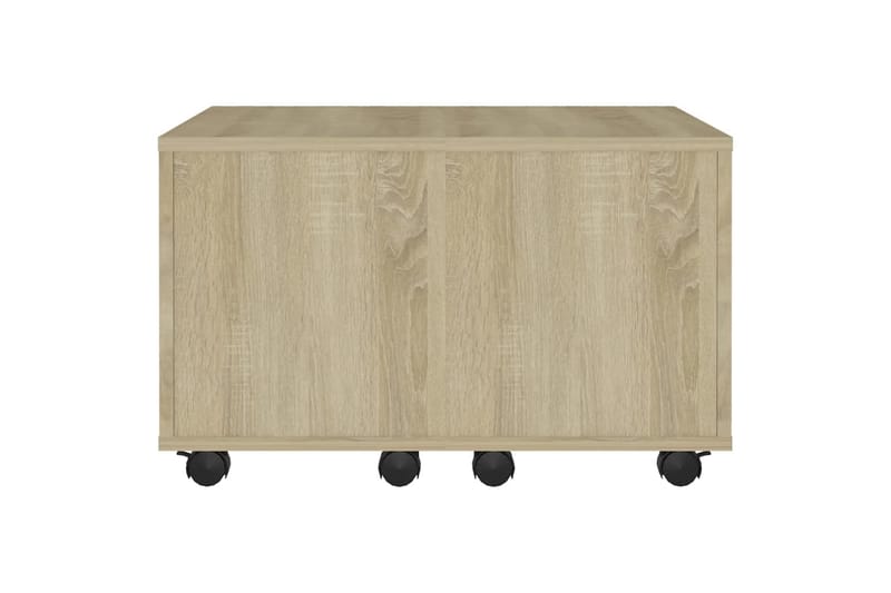 Salongbord sonoma eik 60x60x38 cm sponplate - Brun - Møbler - Bord - Sofabord