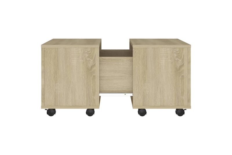 Salongbord sonoma eik 60x60x38 cm sponplate - Brun - Møbler - Bord - Sofabord