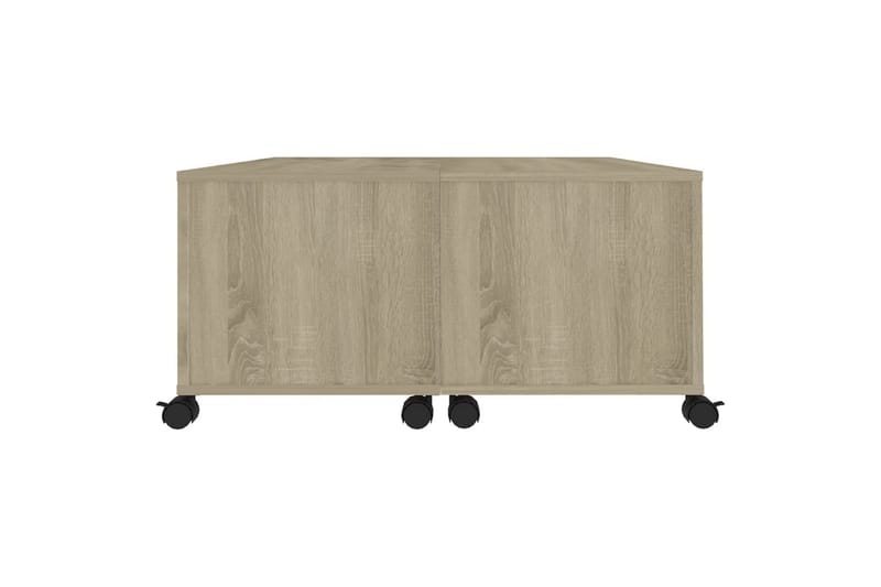 Salongbord sonoma eik 75x75x38 cm sponplate - Brun - Møbler - Bord - Sofabord