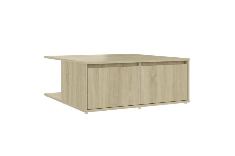 Salongbord sonoma eik 80x80x31 cm sponplate - Brun - Møbler - Bord - Sofabord