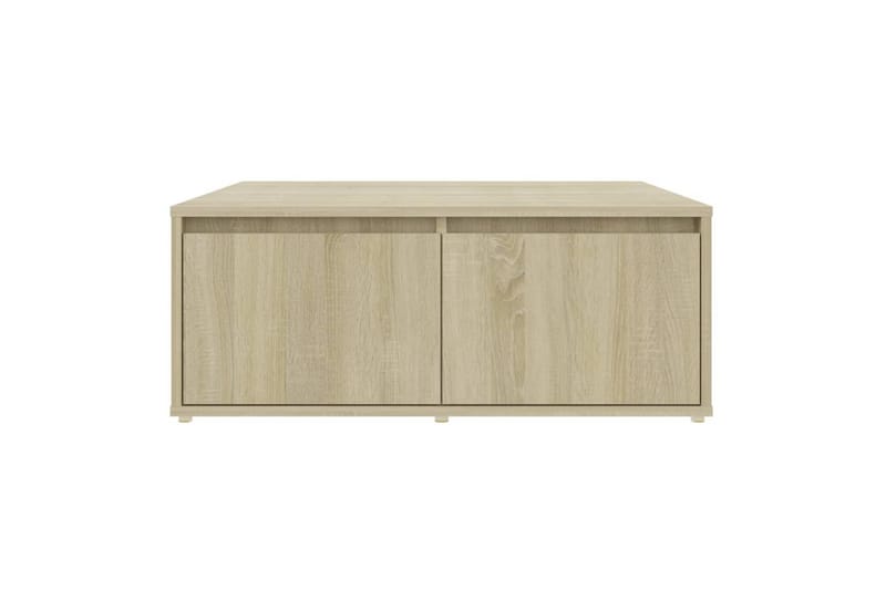 Salongbord sonoma eik 80x80x31 cm sponplate - Brun - Møbler - Bord - Sofabord