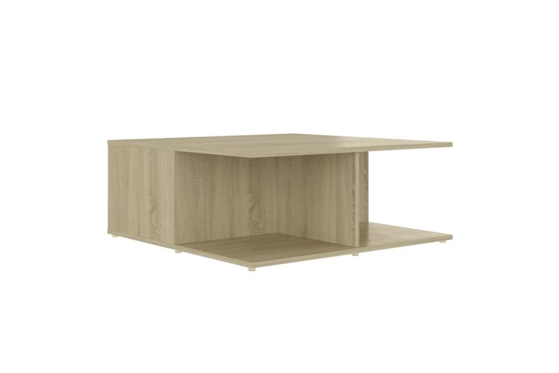 Salongbord sonoma eik 80x80x31 cm sponplate - Brun - Møbler - Bord - Sofabord