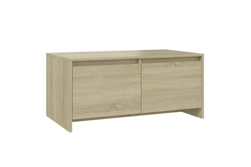 Salongbord sonoma eik 90x50x41,5 cm sponplate - Beige - Møbler - Bord - Sofabord