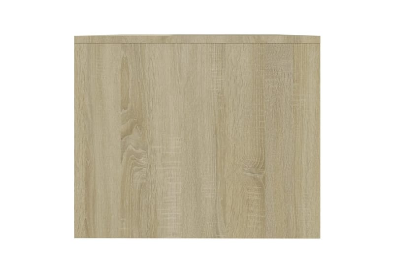 Salongbord sonoma eik 90x50x41,5 cm sponplate - Beige - Sofabord