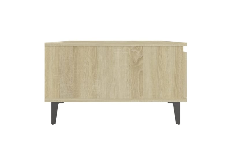 Salongbord sonoma eik 90x60x35 cm sponplate - Brun - Møbler - Bord - Sofabord