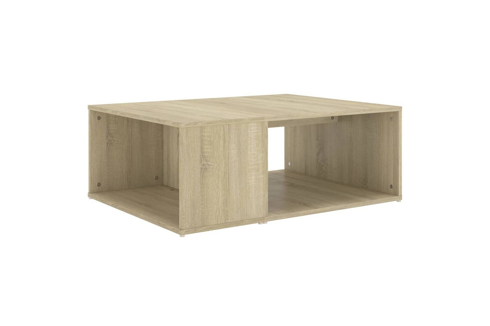 Salongbord sonoma eik 90x67x33 cm sponplate - Brun - Møbler - Bord - Sofabord