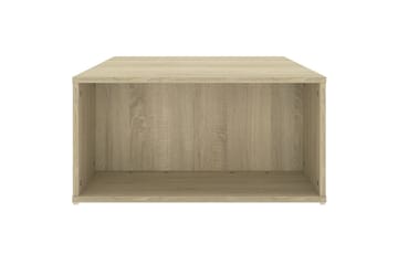 Salongbord sonoma eik 90x67x33 cm sponplate - Brun - Møbler - Bord - Sofabord