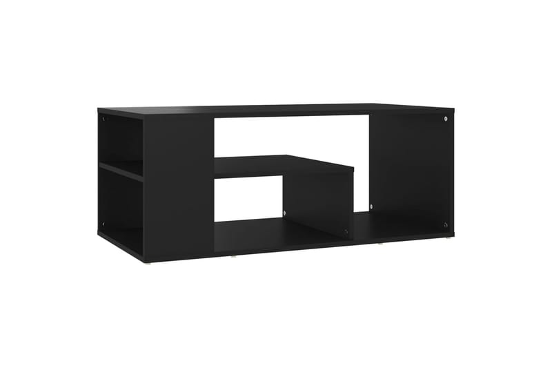 Salongbord svart 100x50x40 cm sponplate - Svart - Møbler - Bord - Sofabord