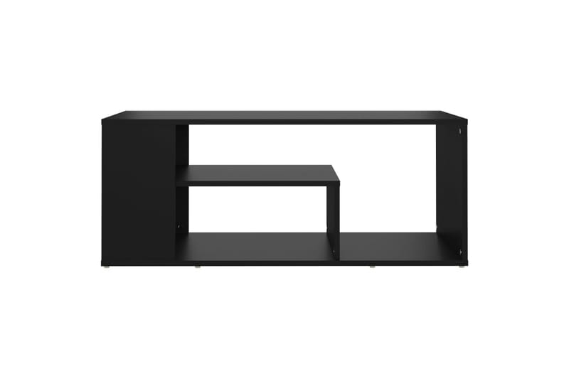 Salongbord svart 100x50x40 cm sponplate - Svart - Møbler - Bord - Sofabord