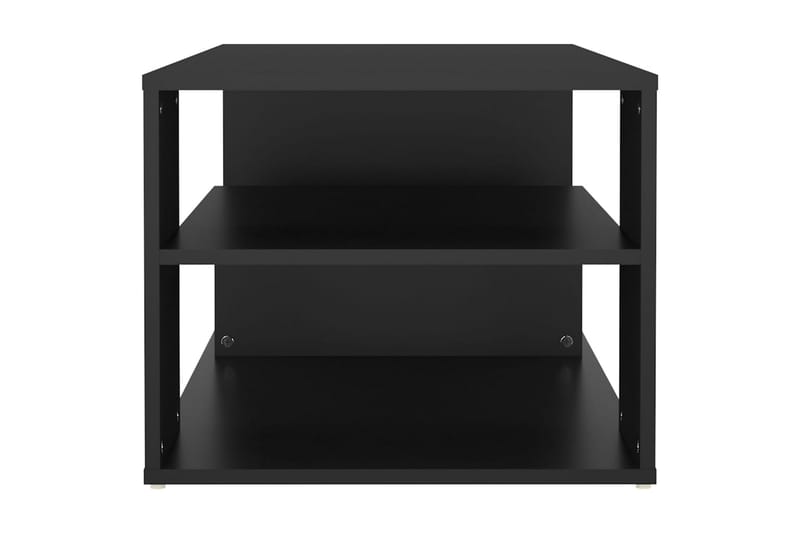 Salongbord svart 100x50x40 cm sponplate - Svart - Sofabord