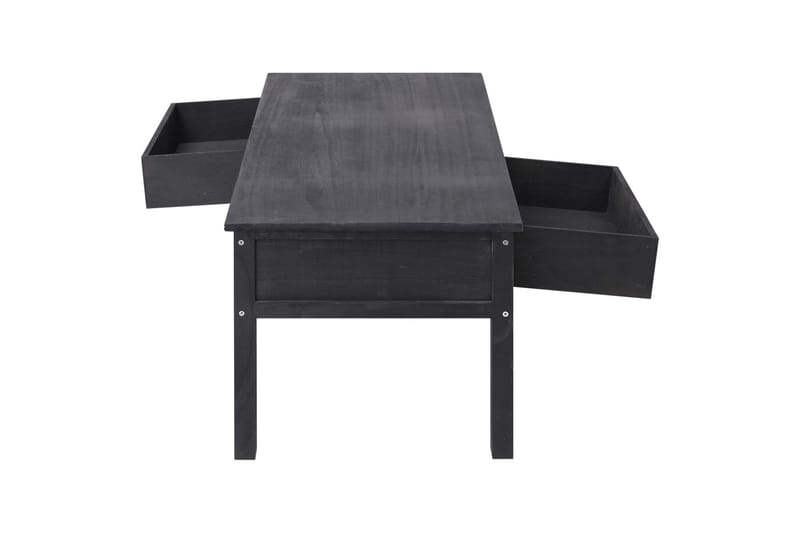 Salongbord svart 100x50x45 cm tre - Svart - Sofabord