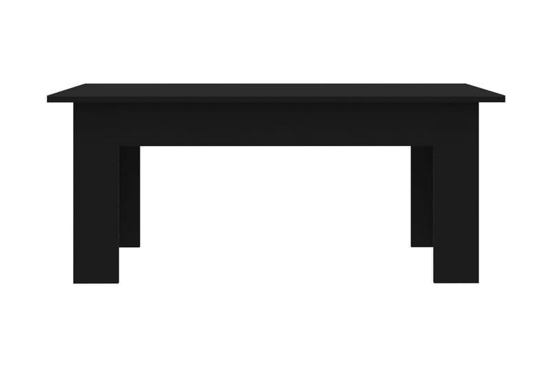 Salongbord svart 100x60x42 cm sponplate - Sofabord