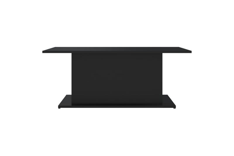 Salongbord svart 102x55,5x40 cm sponplate - Svart - Sofabord