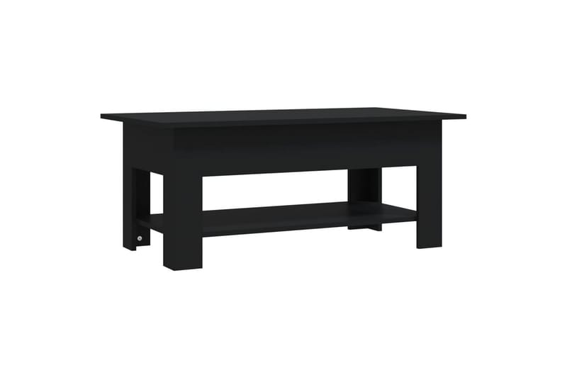 Salongbord svart 102x55x42 cm sponplate - Svart - Møbler - Bord - Sofabord