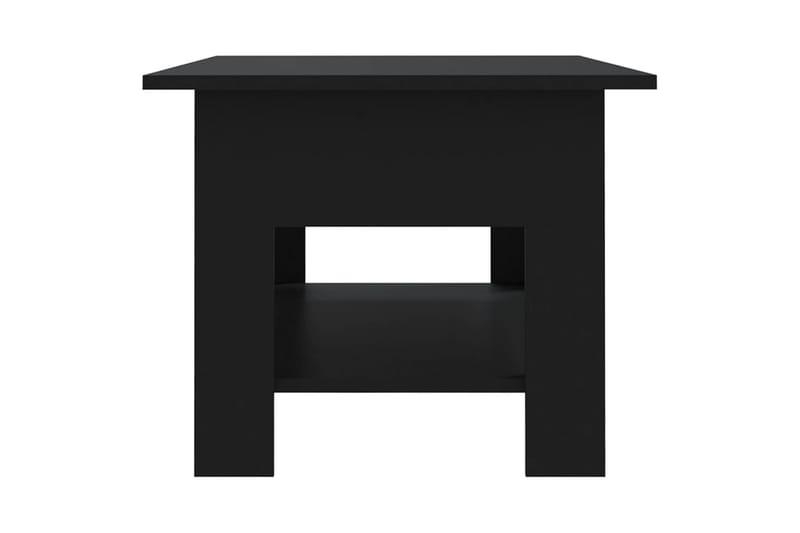 Salongbord svart 102x55x42 cm sponplate - Svart - Sofabord