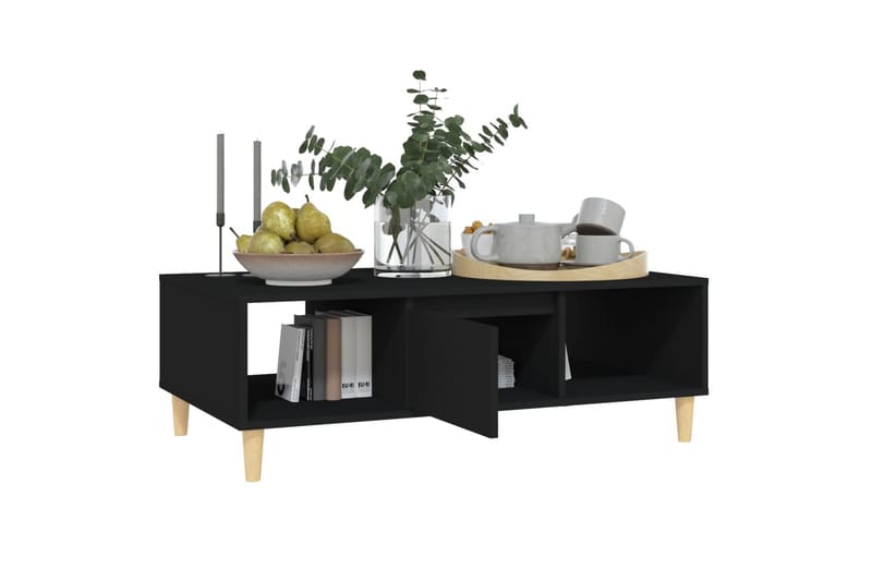 Salongbord svart 103,5x60x35 cm sponplate - Svart - Møbler - Bord - Sofabord