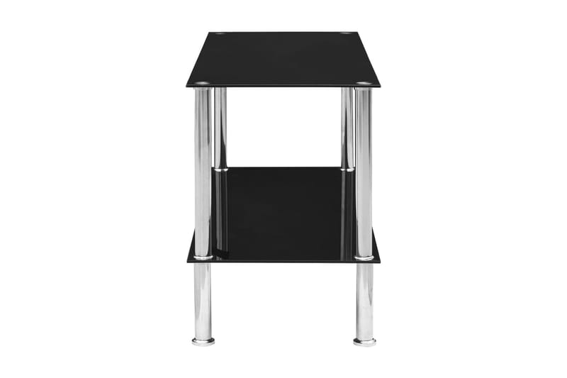 Salongbord svart 110x43x60 cm herdet glass - Svart - Sofabord