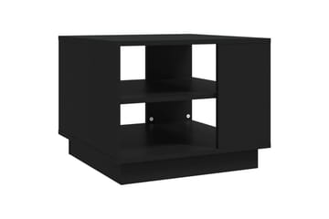 Salongbord svart 55x55x43 cm sponplate - Svart - Møbler - Bord - Sofabord