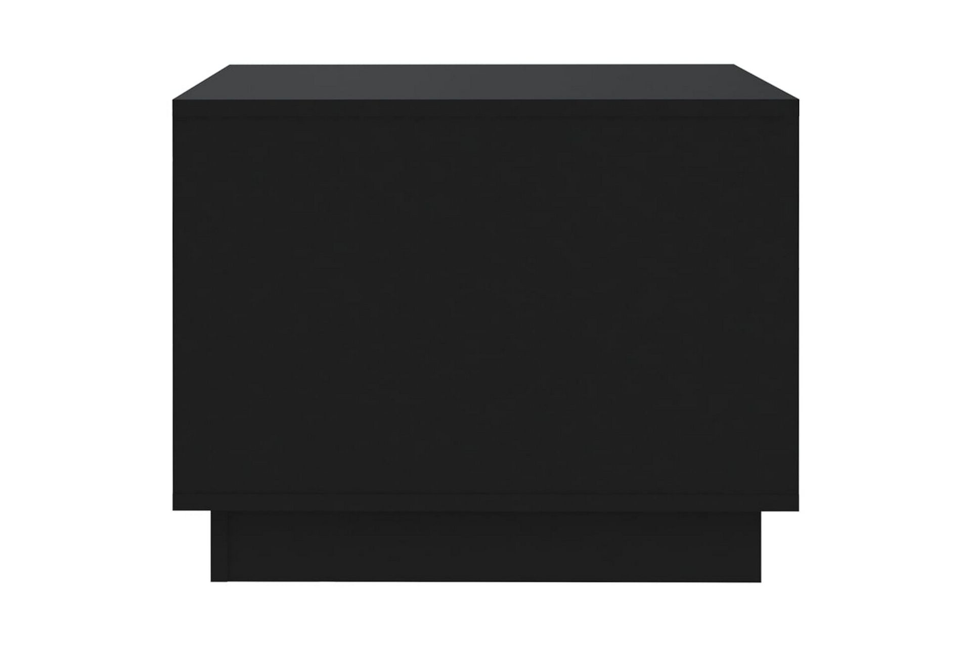 Salongbord svart 55x55x43 cm sponplate - Svart - Møbler - Bord - Sofabord