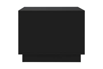 Salongbord svart 55x55x43 cm sponplate - Svart - Møbler - Bord - Sofabord