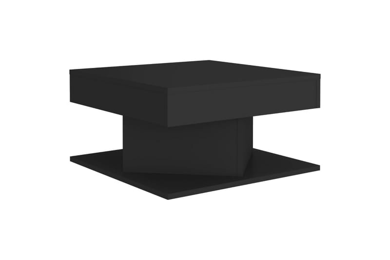 Salongbord svart 57x57x30 cm sponplate - Svart - Møbler - Bord - Sofabord