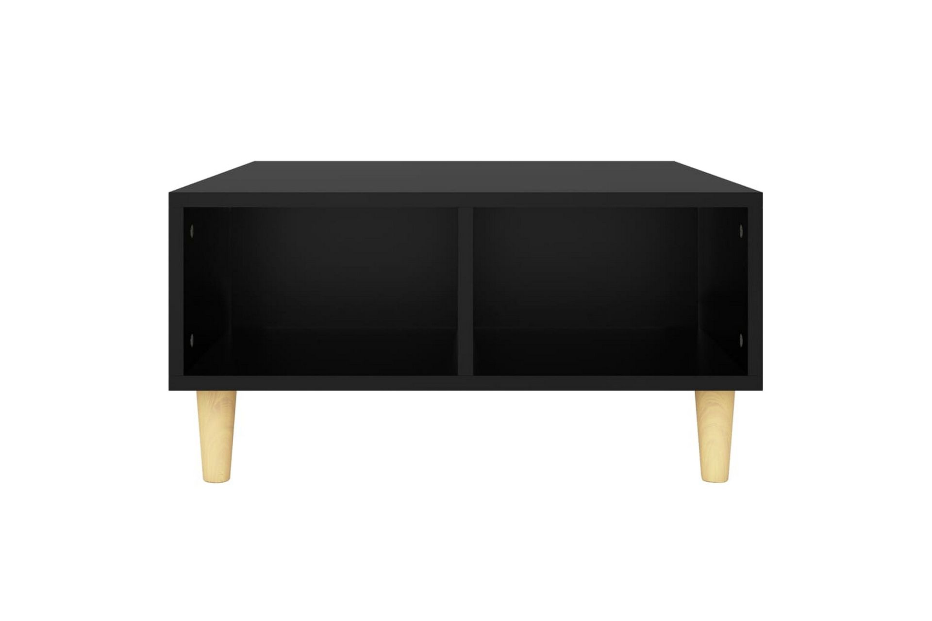 Salongbord svart 60x60x30 cm sponplate - Svart - Møbler - Bord - Sofabord