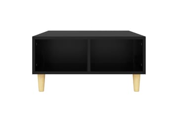 Salongbord svart 60x60x30 cm sponplate - Svart - Møbler - Bord - Sofabord