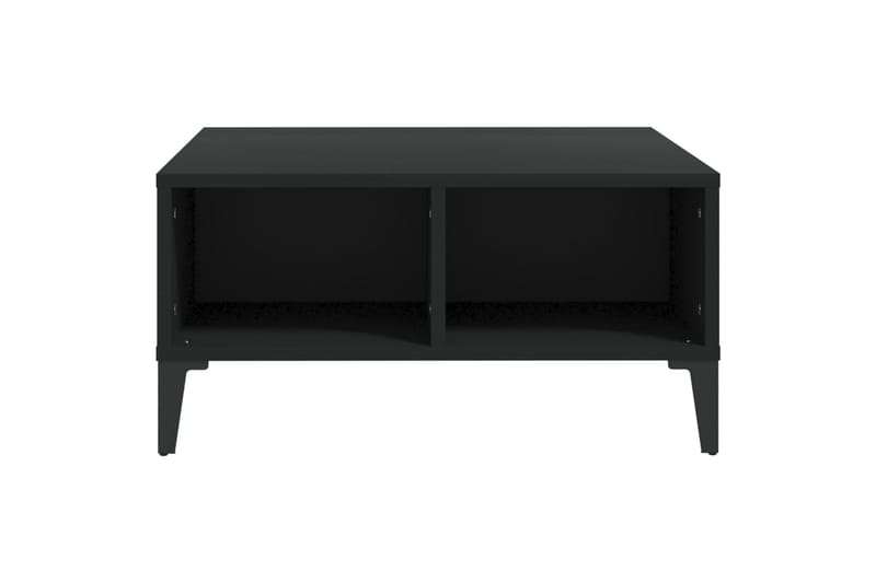 Salongbord svart 60x60x30 cm sponplate - Svart - Møbler - Bord - Sofabord
