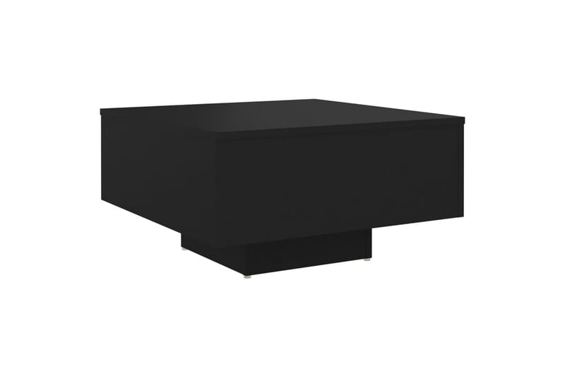Salongbord svart 60x60x31,5 cm sponplate - Svart - Møbler - Bord - Sofabord