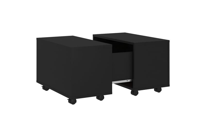 Salongbord svart 60x60x38 cm sponplate - Svart - Møbler - Bord - Sofabord