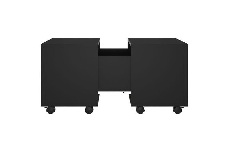 Salongbord svart 60x60x38 cm sponplate - Svart - Møbler - Bord - Sofabord