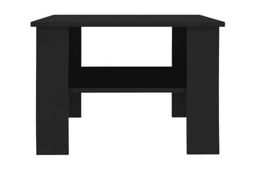Salongbord svart 60x60x42 cm sponplate - Svart - Møbler - Bord - Sofabord