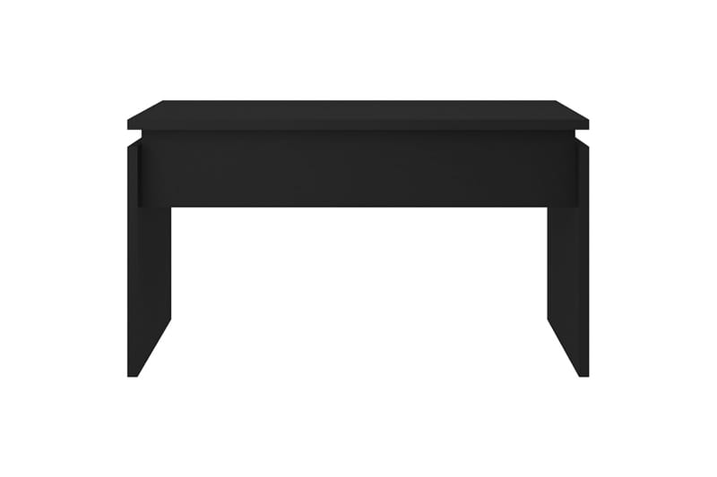 Salongbord svart 68x50x38 cm sponplate - Svart - Sofabord