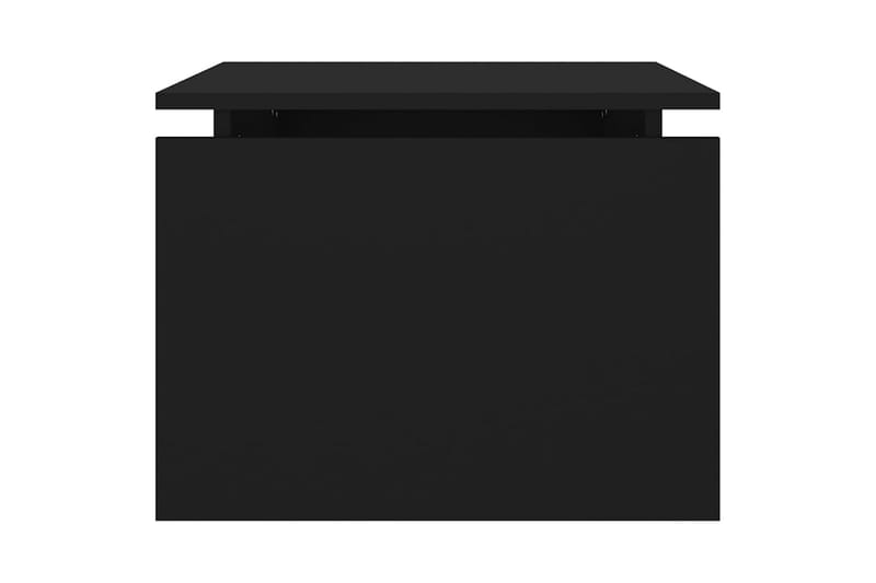 Salongbord svart 68x50x38 cm sponplate - Svart - Møbler - Bord - Sofabord
