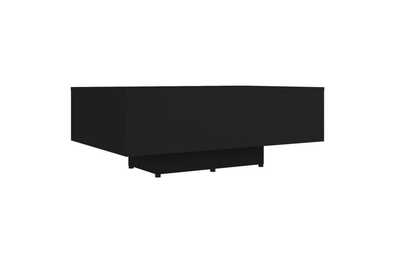 Salongbord svart 85x55x31 cm sponplate - Svart - Sofabord