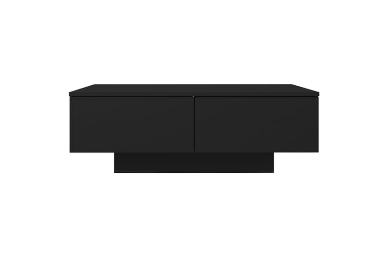 Salongbord svart 90x60x31 cm sponplate - Svart - Sofabord
