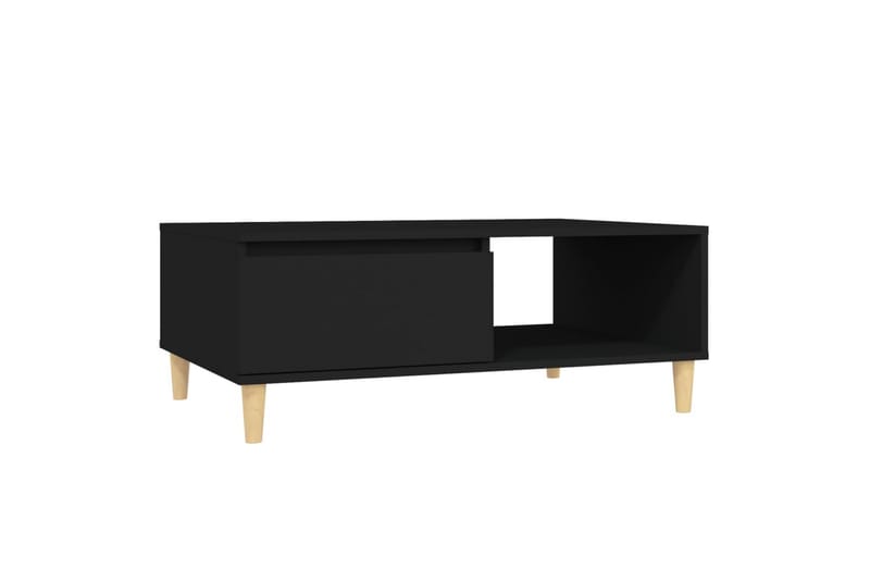 Salongbord svart 90x60x35 cm sponplate - Svart - Møbler - Bord - Sofabord