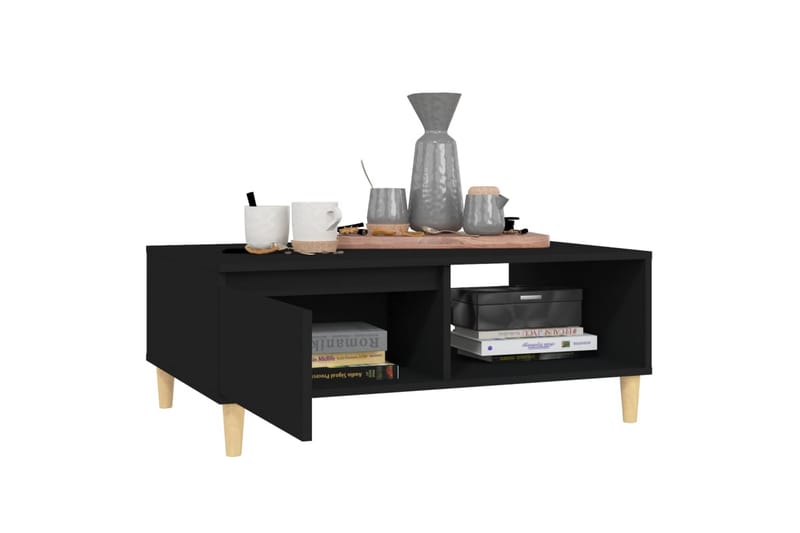 Salongbord svart 90x60x35 cm sponplate - Svart - Møbler - Bord - Sofabord