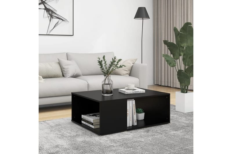 Salongbord svart 90x67x33 cm sponplate - Svart - Møbler - Bord - Sofabord