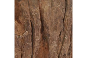 Salongbord teak glass 50x40 cm - Glass/Teak - Møbler - Bord - Sofabord